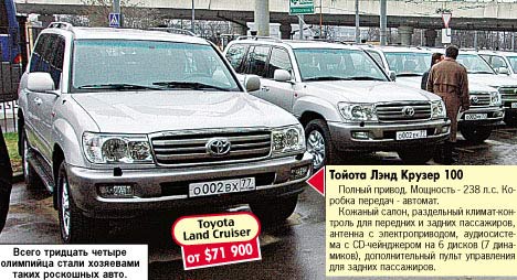 Получив ключи, спортсмены разъезжаться не торопились