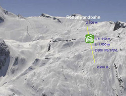 Новая шестиместная креселка Kristallbahn начнет работать на г. Kitzsteinhorn в ноябре