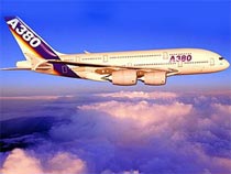 Первый тестовый полет Airbus A380