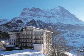 Отель Belvedere с видом Eige. Фото: www.belvedere-grindelwald.ch