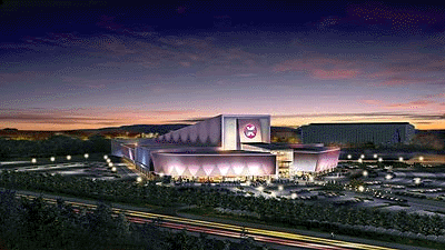Крытый снежный центр в Braehead (Шотландия)