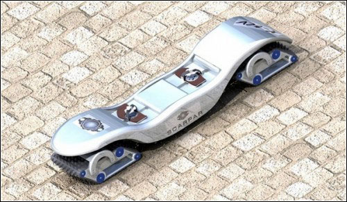 Скейт-внедорожник Scarpar Powerboard.