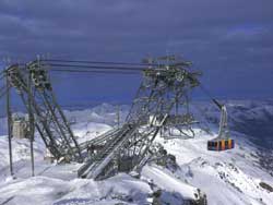 Вершина Cime de Caron 3200 м в Валь Торансе