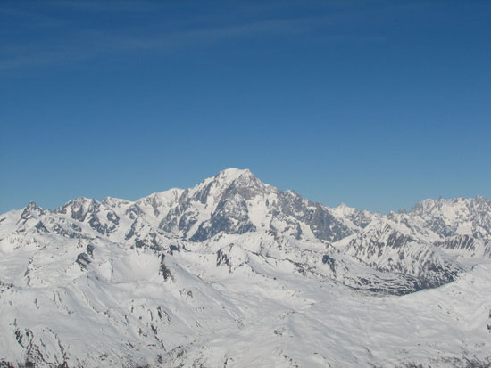 Вид с ледника Aiguille Rouge