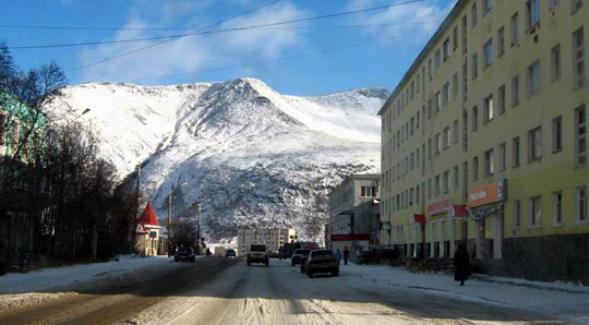 На улицах Кировска