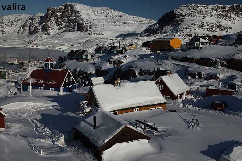 Sisimiut - городок на берегу залива Диско