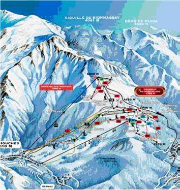 Схема региона Les Houches
