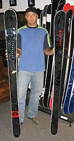 целинные лыжи от Prior Snowboards