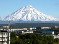 Корякский вулкан 12 сентября 2003